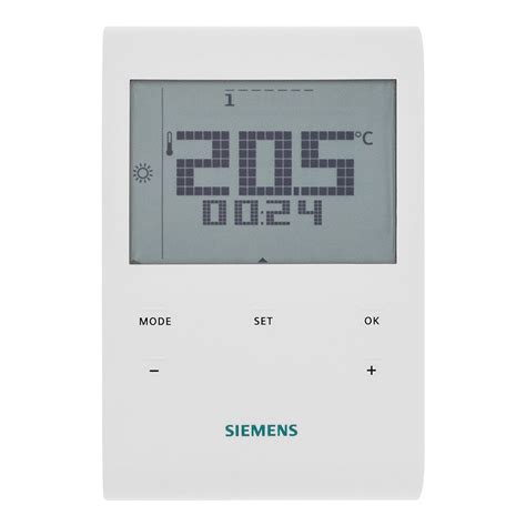 Siemens Thermostat Digital Tactile Rde Bricomarch