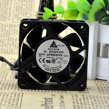 Original Delta Afb Vh Cooling Fan V A W Wires Afb Vh