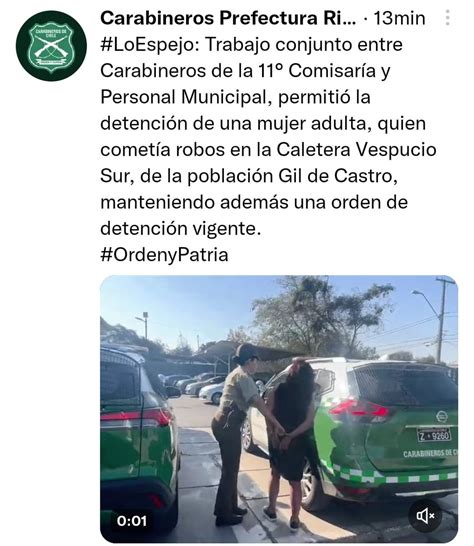 Municipalidad De Lo Espejo On Twitter Detenci N Tras Antecedentes