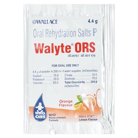 Walyte Ors Orange Flavour Powder Gm Buy Medicines Online At Best