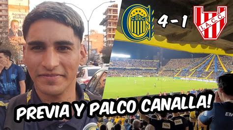 ROSARIO CENTRAL VS INSTITUTO PREVIA CANALLA Y PALCO EN EL GIGANTE