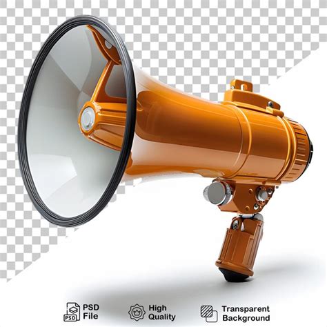 Premium Psd D Render Megaphone On Transparent Background