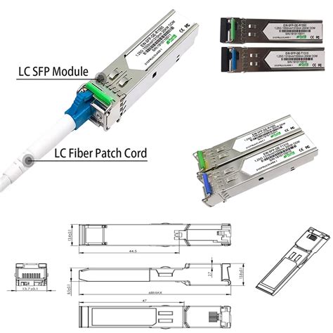 M Dulo De Fibra Ptica Sfp G Conector De M Dia Sc Gigabit Sfp