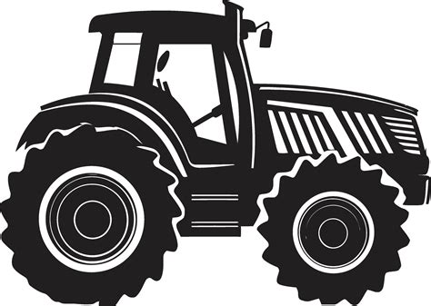 Tractor L Nea Arte Ilustraci N Antiguo Tractor Vector Bosquejo