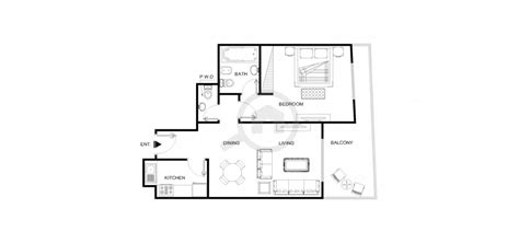 Apartment Floor Plan 82SQM 1 Bedroom In AMAYA TOWERS From Dhafir