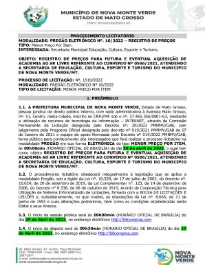 Preench Vel Dispon Vel Interessada Secretaria Municipal Educao