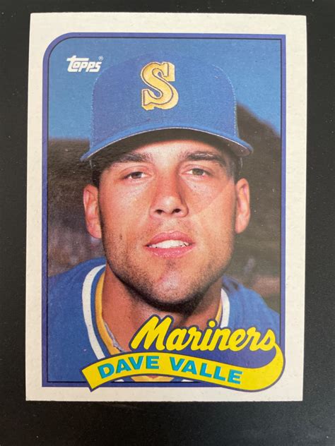 Dave Valle Ungraded 1989 Topps