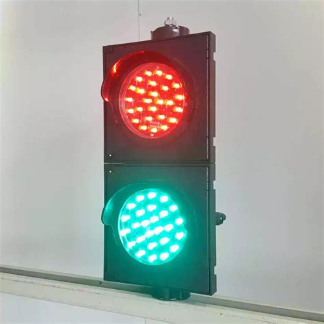 2 Aspect Led Traffic Lights Red Green Ball Shape Parking