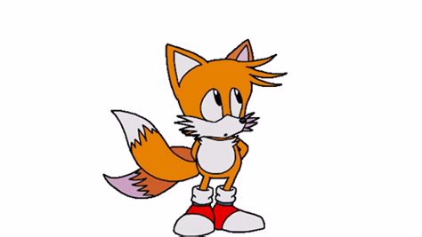 Tails The Fox Miles Tails Prower Sticker Tails The Fox Miles Tails