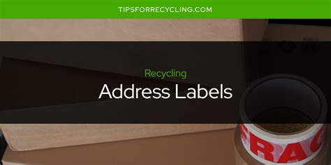 Are Address Labels Recyclable Tips For Recycling Recycle Everything