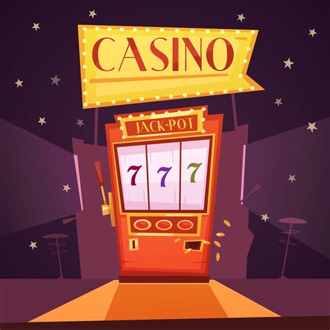 Casino Retro Cartoon Illustration 477795 Vector Art at Vecteezy