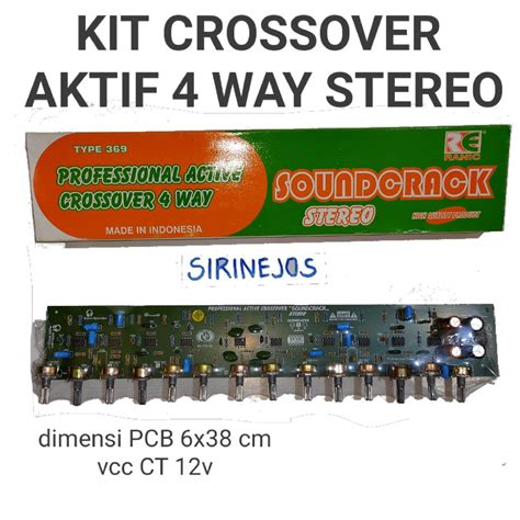 Jual Kit Crossover Aktif Way Stereo Shopee Indonesia