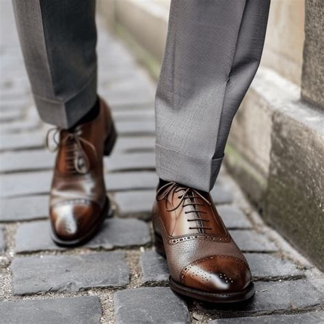 Comment Associer Votre Costume Gris Avec Des Chaussures Marron Hockerty