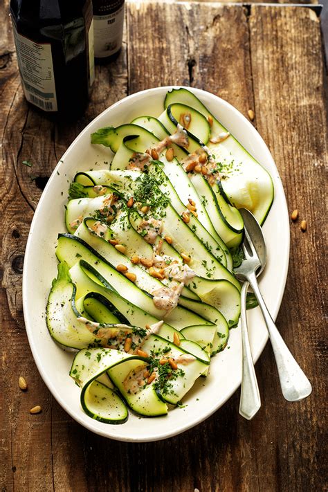 Gemarineerde Courgette Salade Recept Courgette Salade Courgette