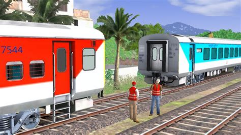 LHB Satabadi Coaches Coupling To LHB Red Coaches Train Simulator