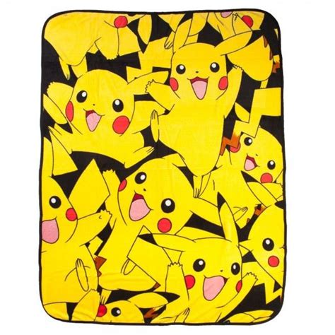 Pokemon Throw Blanket Pikachu Collage Pikachu Fleece Throw Blanket Fleece Throw