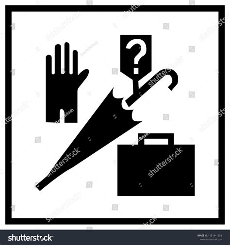 Lost Found Sign Vector Illustration Stock Vector Royalty Free