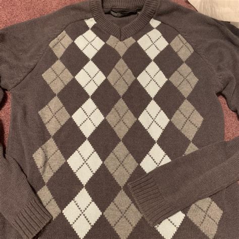 Vintage Argyle Sweater Super Trendy And Cute Depop