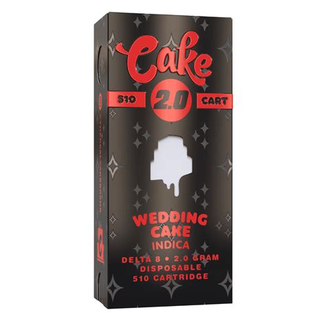 Shop Cake Delta 8 Cartridge 2g Flavored Vaping D8 Gas