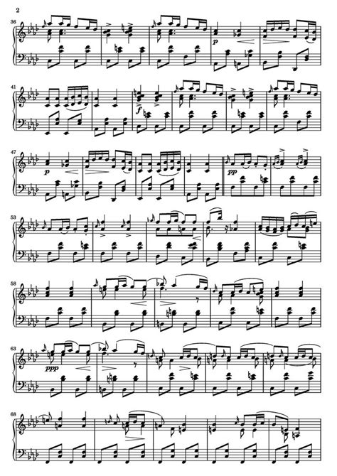 Moments Musicaux No In F Minor Free Sheet Music By F Schubert