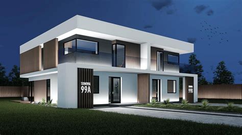 Modern Twin House W Poznaniu Muro Architekci