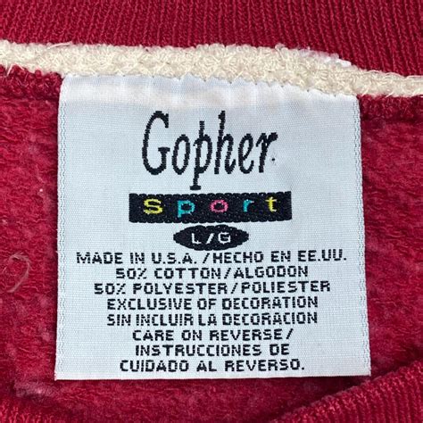 Gopher Sport Women's Red Sweatshirt | Depop