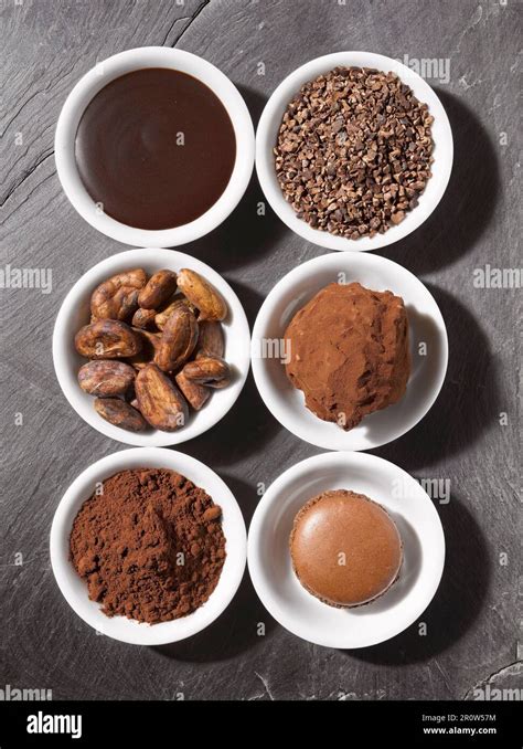 Different Forms Of Chocolate Stock Photo Alamy