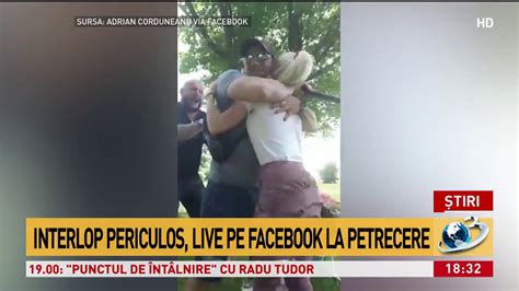 Interlop periculos live pe Facebook în timp ce făcea grătar cu toată