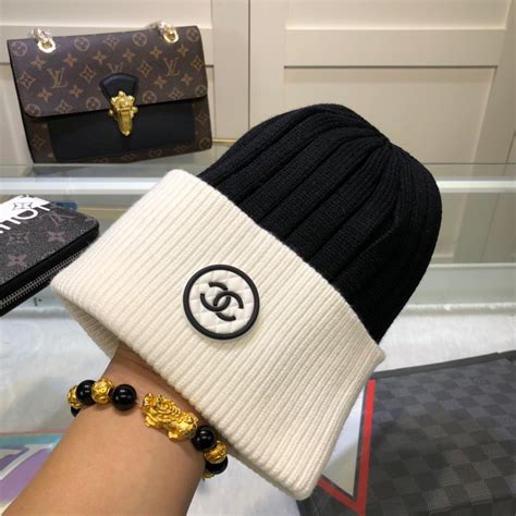Chanel Beanie In Black & White - Crozus