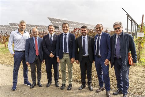 Gruppo Caviro Ha Inaugurato Il Pi Grande Impianto Agrivoltaico