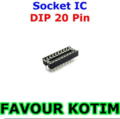 Jual SOCKET IC 20P 20 P ADAPTER SOKET IC 20PIN 20 PIN FVKOTIM Di Lapak