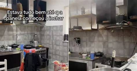 Garota Filma O Momento Em Que Panela De Press O Explode Pessoas Ao