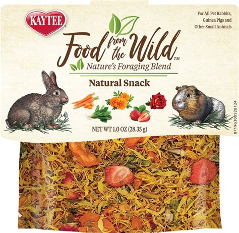 KAYTEE Food From the Wild Natural Snack Rabbit Treats, 1-oz bag - Chewy.com
