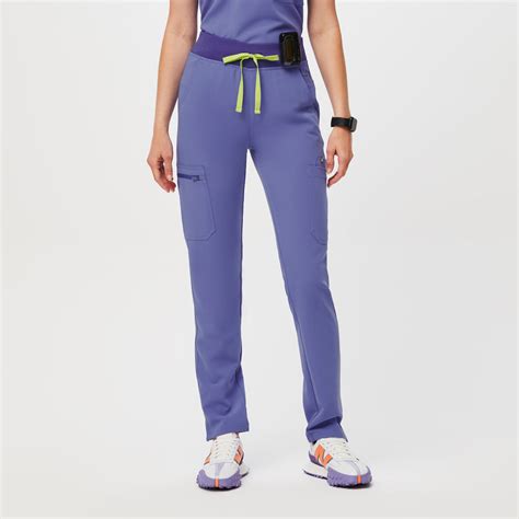 Womens High Waisted Yola Skinny Scrub Pants™ · Figs