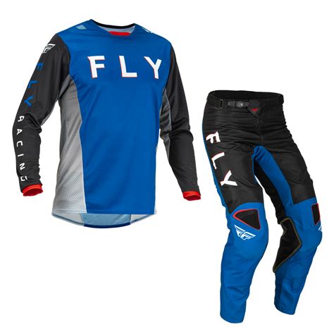 Fly Racing Kinetic Kore Gear Set Blue Red Aomc Mx