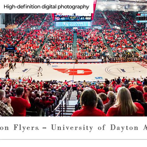 Dayton Flyers Basketball Panoramic Poster - UD Arena Picture