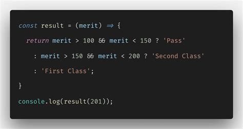 Javascript Ternary Operator Example Conditional Operator