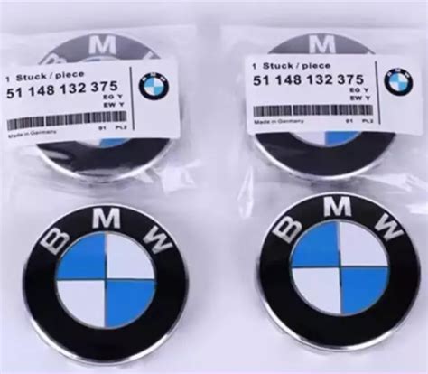 4 PIÈCES COUVERCLE moyeu couvercle jantes emblème pour BMW 60 mm