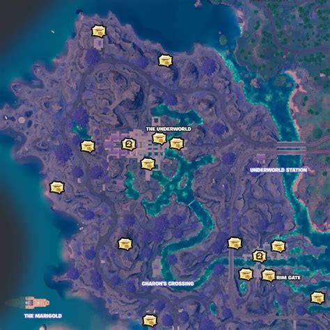 Gdzie znaleźć skrzynie Olimpu i Podziemia w Fortnite Rozdział 5 Sezon 2