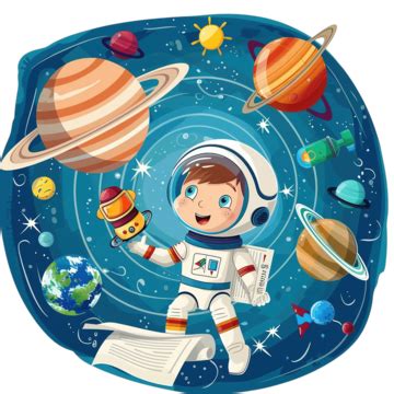 Dibujos Animados De Explorador Espacial PNG Imágenes Transparentes