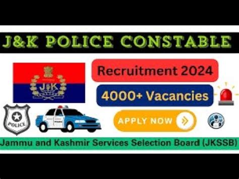 Posts Of Constable In J K Police 2024 Gramin Dak Sevak GDS Online