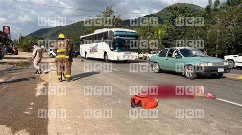 ¡espantoso Queda Captado En Video Accidente Vial Que Dejó A Una Fémina