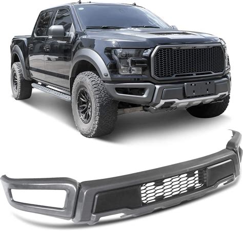 Tecoom Front Bumper Kit New Raptor Style Fit For 2018 2019 Ford Stain Less Material