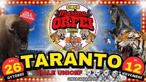 Grande Evento A Taranto Arriva Il Circo Di Marina Orfei