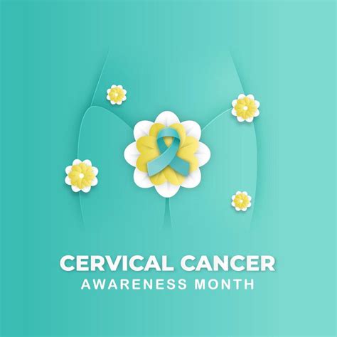 Cervical Cancer Awareness Month Illustration Design On January 15279849