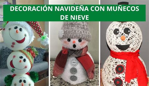 Ideas Con Mu Ecos De Nieve Para Decorar En Estas Navidades