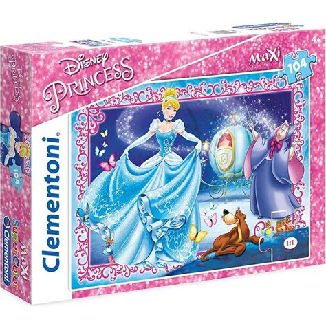 Clementoni Disney Princess Puzzle Supercolor Popelka Maxi 104 dílků