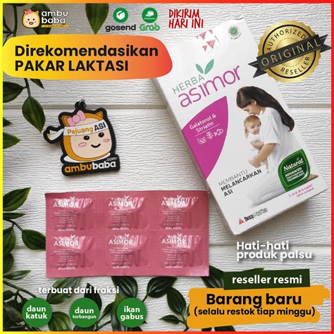 Jual Asimor Herba Asimor Pelancar Asi Booster Asi Kaplet Shopee