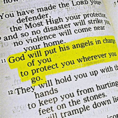 Psalm 91 11 GNT God Will Put His Angels In Charge Of You To Protect