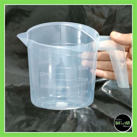 Jual Bazar Murah GELAS TAKAR 500 ML PLASTIC MEASURING CUP GELAS